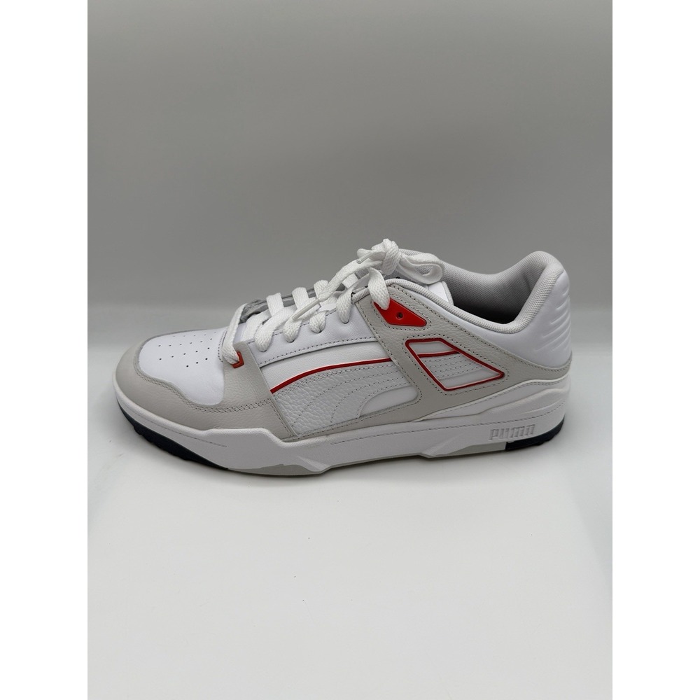 Puma Slipstream G Spikeless Golf Shoes, Men's 12,EU 46,White/Orange,Navy, NWOB